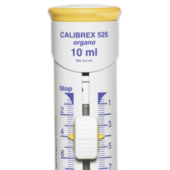 Calibrex Organo 525 Volume Setting And Graduaiton Scale